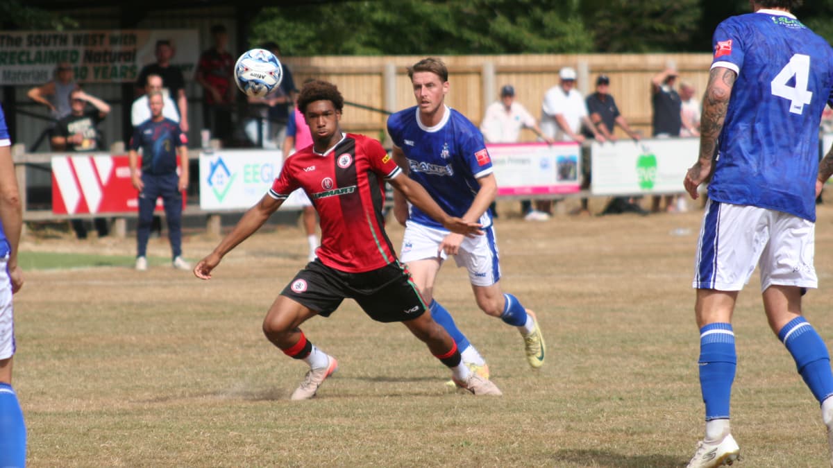 Bovey Tracey AFC vs Exmouth Town photography. Saturday, August 8