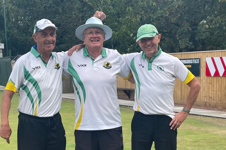 Bovey trio after winning county section final