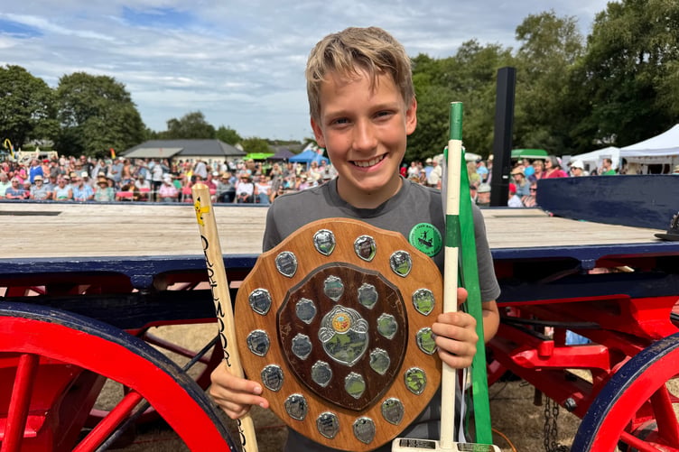 Dartmoor Broom Dance winner was Stanley Brinkworth (11). AQ 8094