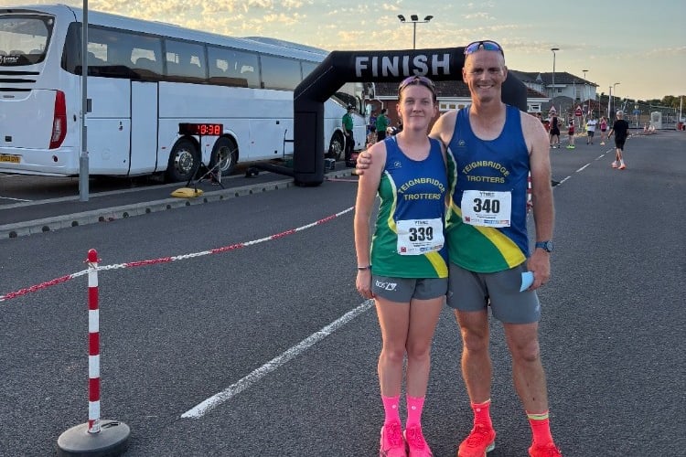 Chloe and Steve Weeks at Yeovil 5K