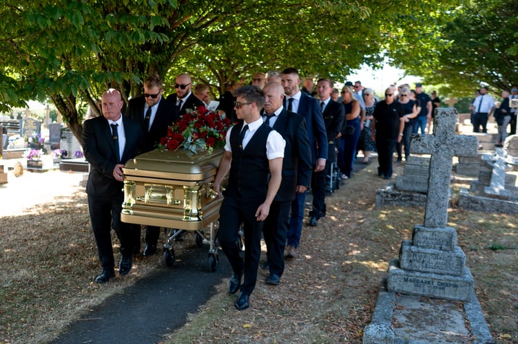 Funeral of Jimmy Small, Bovey Tracey