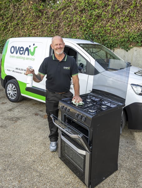 Newton Abbot-based Simon Whalley of oven cleaning service Ovenu