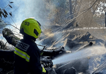 Buckfastleigh firefighters thank farming community after blaze