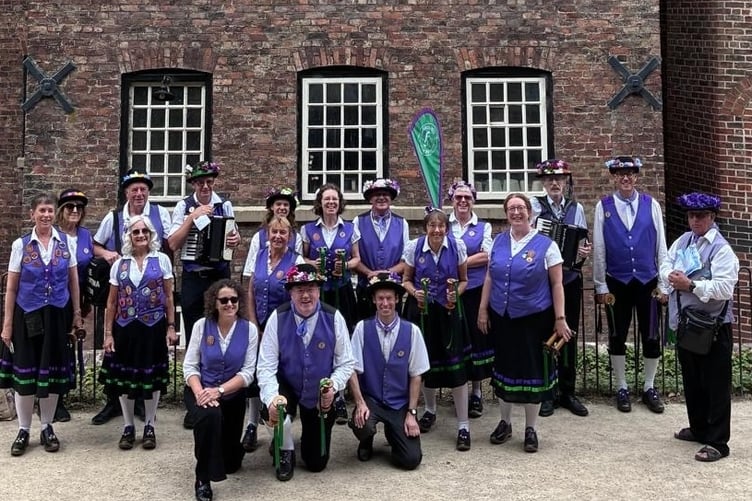 Raddon Hill Clog Morris at Quarry Mill in Wilmslow, Cheshire