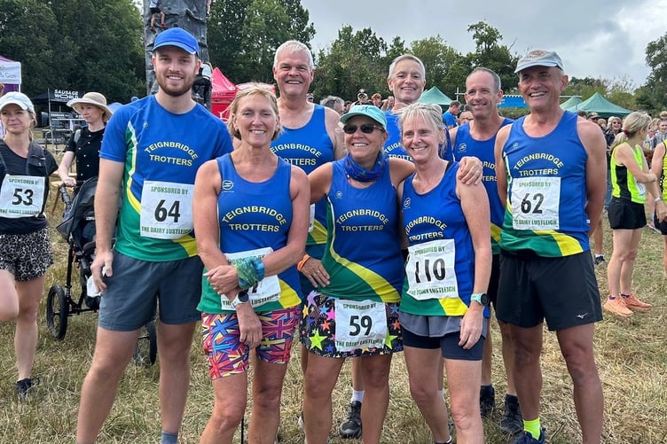 Teignbridge Trotters at the Lustleigh 10k