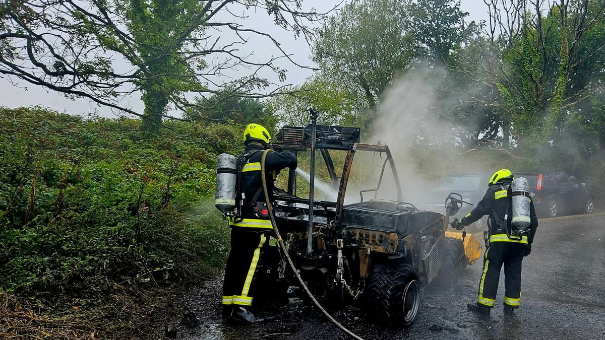 Buckfastleigh crews deal with a fire and a flood