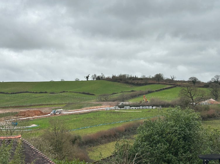 Work on the Wolborough NA3 site at Newton Abbot Image courtesy: Newton Says No