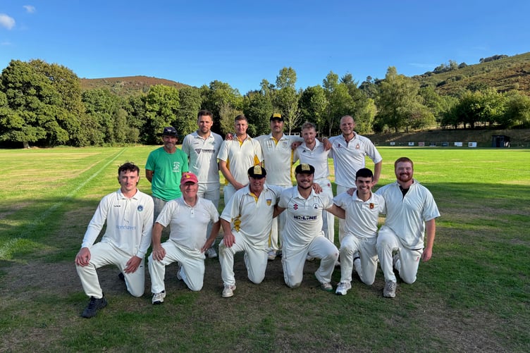 Lustleigh's victorious cricketers