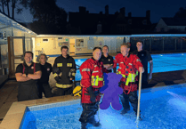 Bovey Tracey firefighters take the plunge for water rescue training