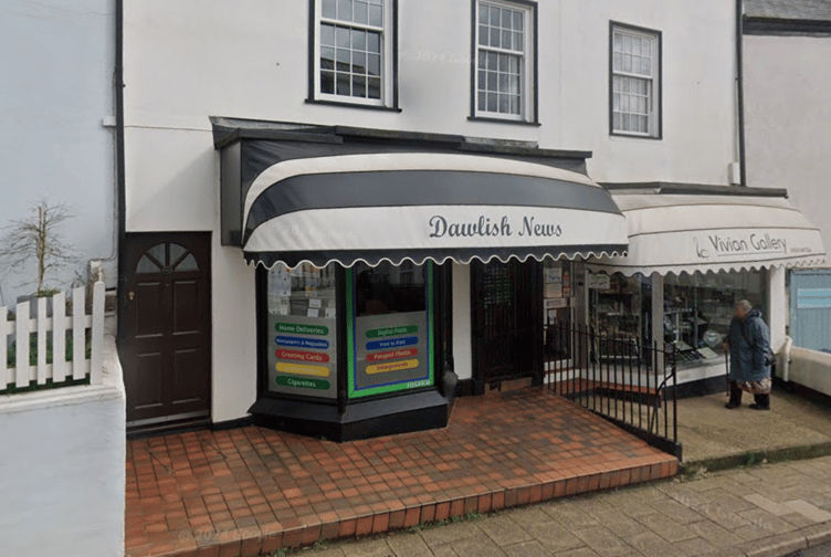 Dawlish News, Queen St, Dawlish. Photo Google streetview