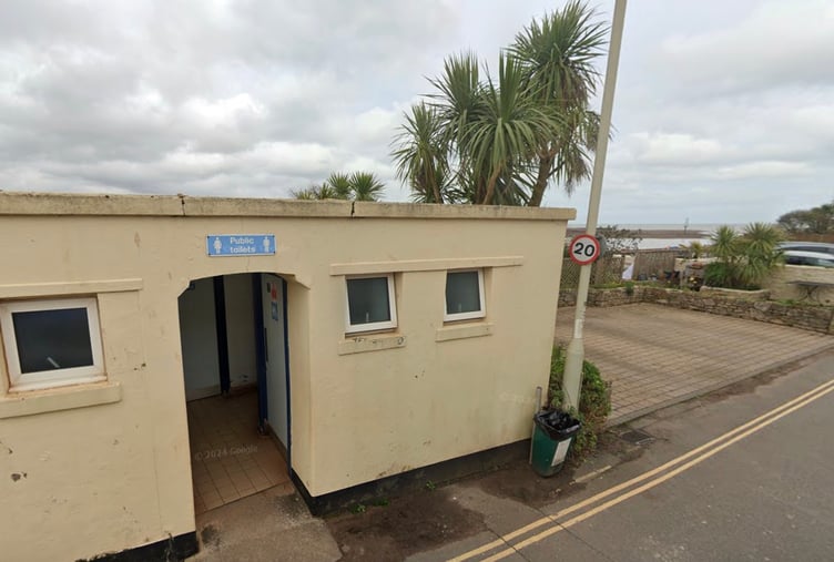 The public toilets at The Strand, Shaldon