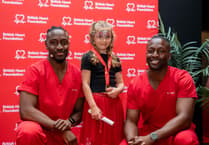 Teignmouth girl receives British Heart Foundation 'hero' award