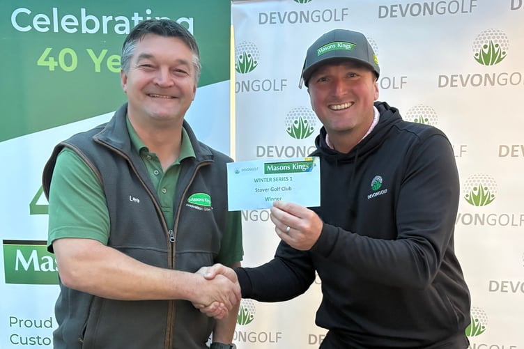 Winter Series round one winner Sam Dunn