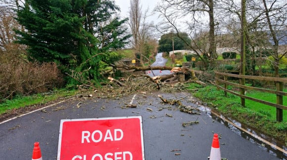 Council urges road users to take care as Storm Austen approaches