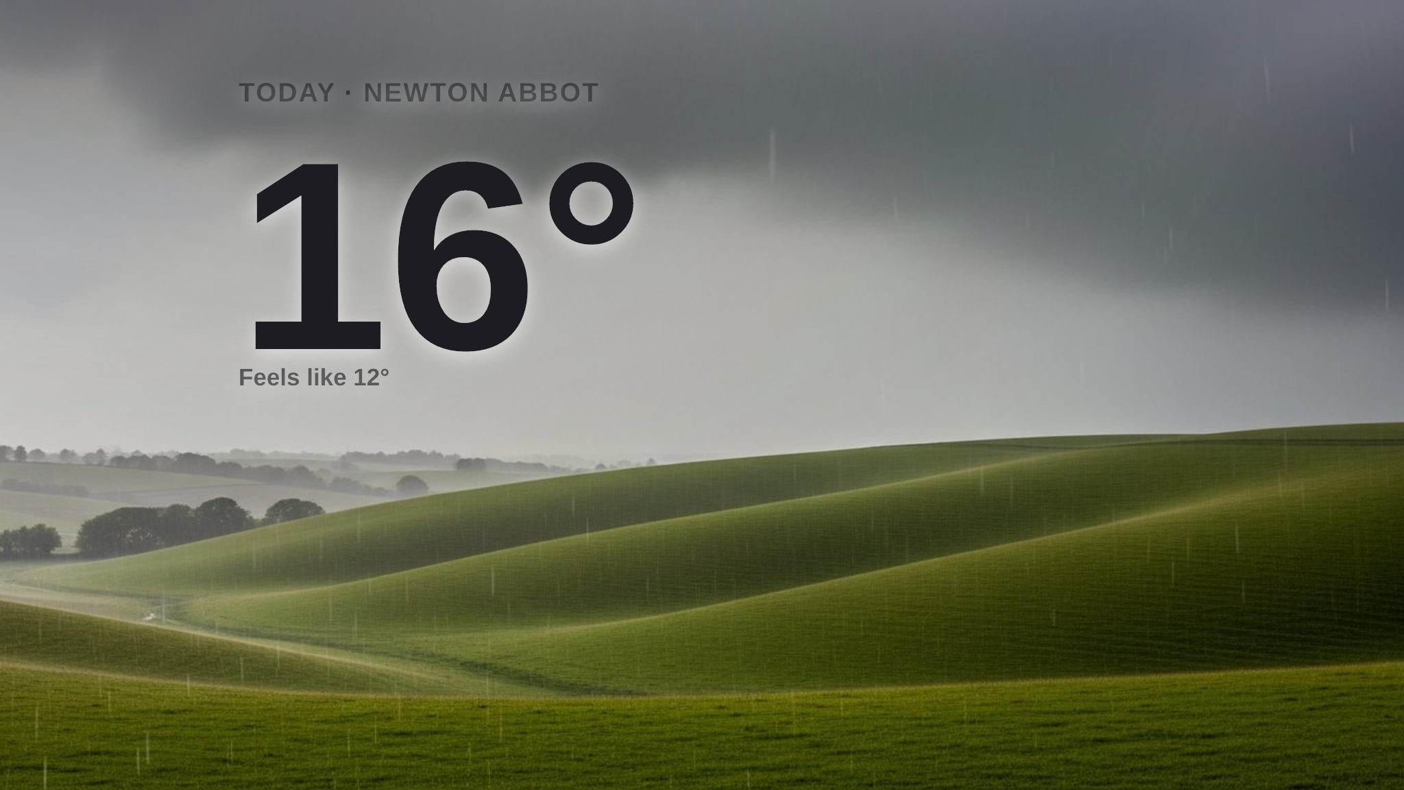 Heavy rain on the way for Newton Abbot - here's your Saturday forecast
