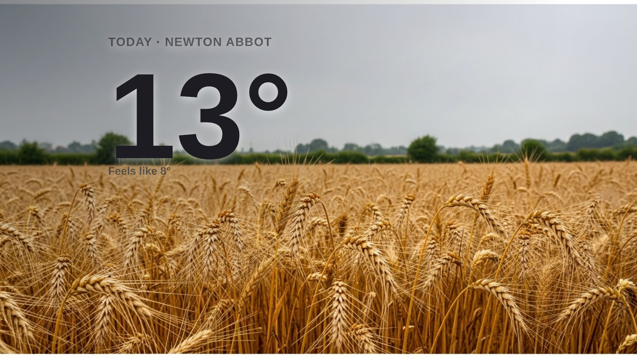 Rain on the way for Newton Abbot today - here's your Sunday forecast