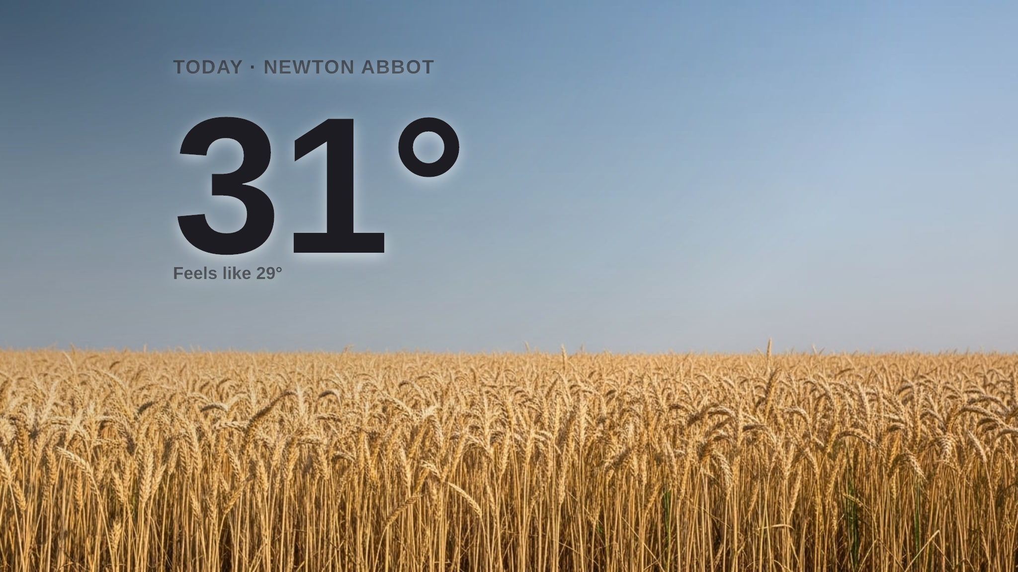 Sunny skies for Newton Abbot today - here's what to expect