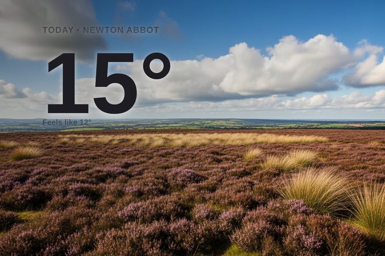 Newton Abbot weather: partly cloudy Thursday with little chance of rain and a high of 14°C